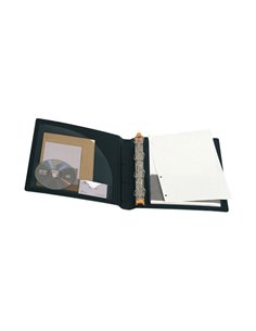 RACCOGLITORE MANAGER 4ANELLI D30MM A4 MAXI IN PPL NERO EXACTIVE 51234E EXACOMPTA RACCOGLITORI PER USI DIVERSI E DEDICATI