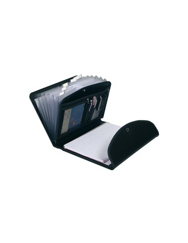 CLASSIFICATORE EXAFOLIO 6 SCOMPARTI PPL NERO EXACTIVE 55834E EXACOMPTA CLASSIFICATORI