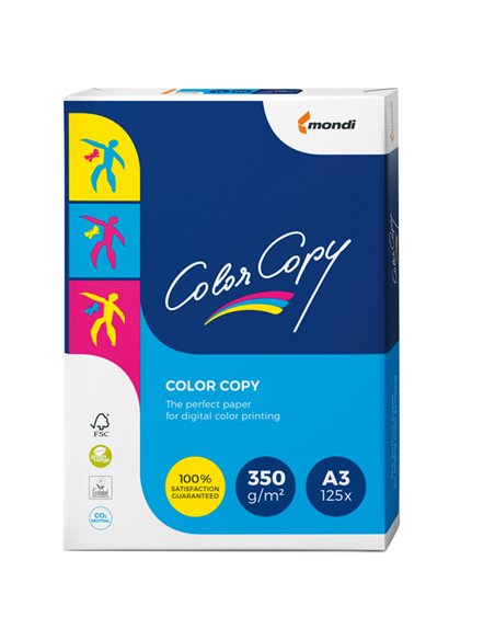 CARTA BIANCA COLOR COPY A3 297x420mm 350gr 125fg MONDI 6397 MONDI BIANCA