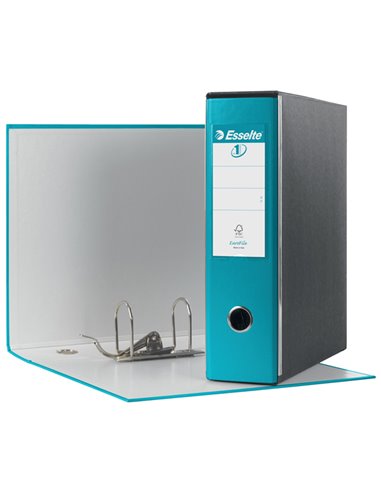 Registratore EUROFILE G53 turchese dorso 8cm f.to commerciale ESSELTE 390753800