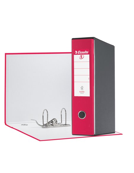Registratore EUROFILE G55 fucsia dorso 8cm f.to protocollo ESSELTE 390755900