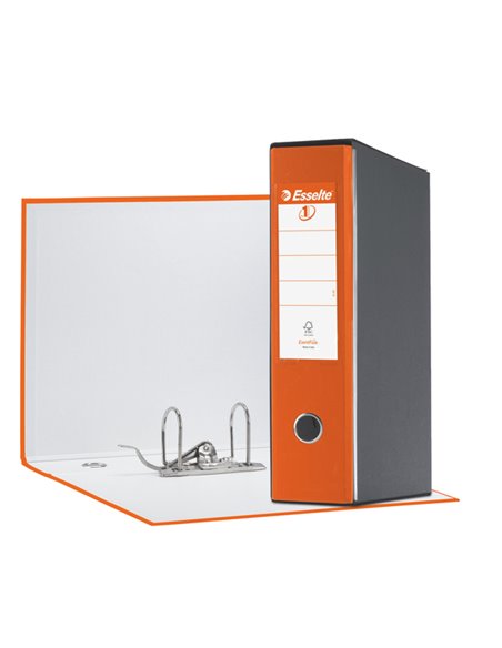 Registratore EUROFILE G55 arancio dorso 8cm f.to protocollo ESSELTE 390755200