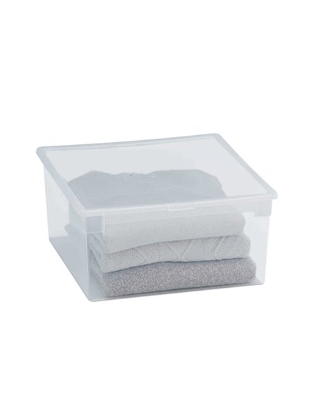 CONTENITORE MULTIUSO 37,8x39,6x H18,5CM - 23LT LIGHT BOX L 1001380 TERRY CONTENITORI MULTIUSO