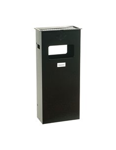 POSACENERE/GETTACARTA DA ESTERNI GRIGIO 5430/1 METALPLUS CESTINI E POSACENERE