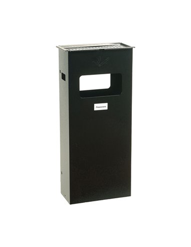 POSACENERE/GETTACARTA DA ESTERNI GRIGIO 5430/1 METALPLUS CESTINI E POSACENERE
