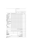 BLOCCO CONTO ALBERGO/PENSIONE 15GG 23X15CM 100FG USO MANO E5965 E5965