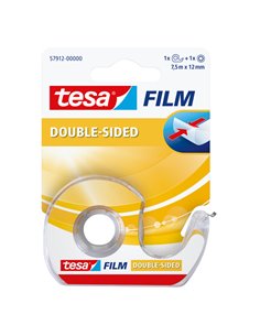 NASTRO BIADESIVO 7,5MTX12MM TRASPARENTE IN CHIOCCIOLA TESA 57912-00000-03