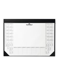 SOTTOMANO CON 25FG C/CALENDARIO BIANNUALE 59x42cm DURABLE 7291-01 DURABLE SOTTOMANO