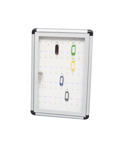 BACHECA MURALE PORTACHIAVI 30X45 - 45 POSTI 2184/1 METALPLUS BACHECHE PORTACHIAVI
