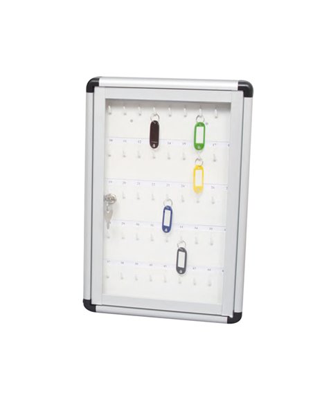 BACHECA MURALE PORTACHIAVI 30X45 - 45 POSTI 2184/1 METALPLUS BACHECHE PORTACHIAVI