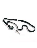 10 CORDONCINO PORTABADGE CON YO-YO 10mmx80cm NERO DURABLE 8223-01