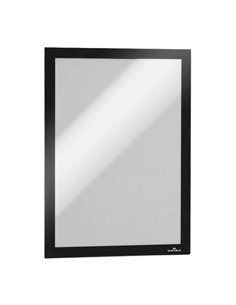 Cornice espositiva adesiva Duraframe® A4 21x29,7cm nero DURABLE 4872-01 DURABLE CORNICI DA PARETE E SUPPORTI