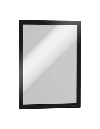 Cornice espositiva adesiva Duraframe® A4 21x29,7cm nero DURABLE 4872-01 DURABLE CORNICI DA PARETE E SUPPORTI