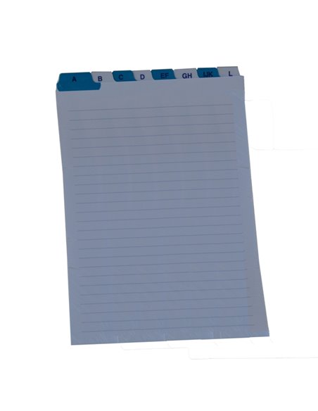 SCHEDE RUBRICA A-Z VERTICALE 24X17CM E3659 EDIPRO E3659 EDIPRO SCHEDE-SCHEDARI