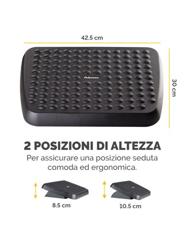 POGGIAPIEDI STANDARD FELLOWES 48121-70 FELLOWES POGGIAPIEDI