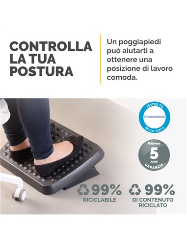 POGGIAPIEDI STANDARD FELLOWES 48121-70 FELLOWES POGGIAPIEDI