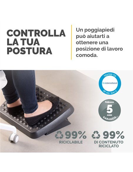 POGGIAPIEDI STANDARD FELLOWES 48121-70 FELLOWES POGGIAPIEDI