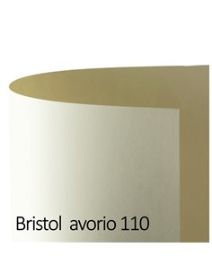 Conf.10 cartoncino Bristol Color 200gr 100x70cm avorio 110 Favini A35Q0A1 FAVINI CARTONCINO COLORATO