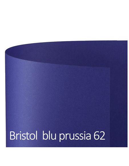 Conf.10 cartoncino Bristol Color 200gr 100x70cm blu Prussia 62 Favini A35K0A1 FAVINI CARTONCINO COLORATO