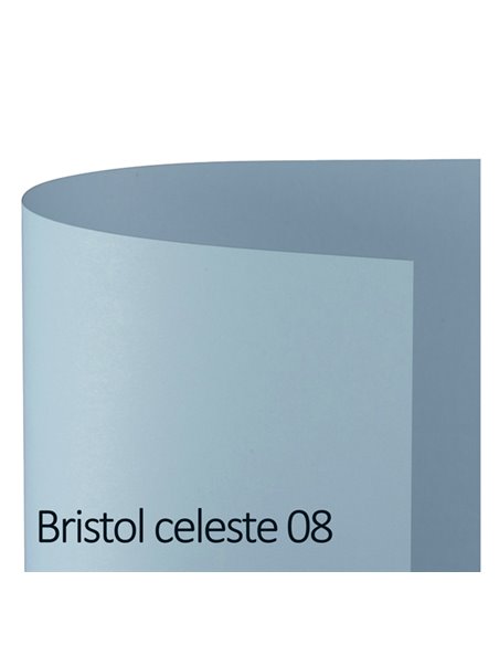 Conf.10 cartoncino Bristol Color 200gr 100x70cm celeste 08 Favini A35T0A1 FAVINI CARTONCINO COLORATO