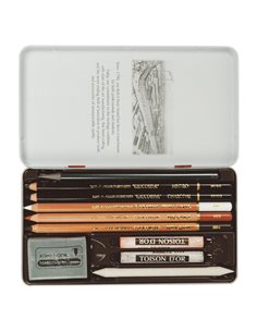 Astuccio in metallo Art Set College KOH.I.NOOR H8890 KOH.I.NOOR MATITE-PASTELLI-ACCESSORI 2