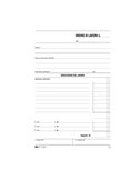 BLOCCO ORDINE DI LAVORO (INTERV. A DOMICILIO) 50x2RIC 23x15cm E5663A E5663A