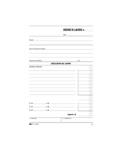 BLOCCO ORDINE DI LAVORO (INTERV. A DOMICILIO) 50x2RIC 23x15cm E5663A E5663A EDIPRO SEGRETERIA
