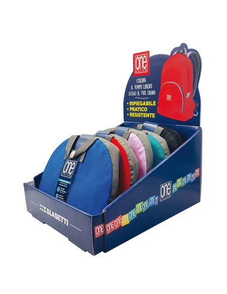 Zainetto ripiegabile colori assortiti One Color Blasetti 2217 BLASETTI ZAINI-BORSE-TROLLEY