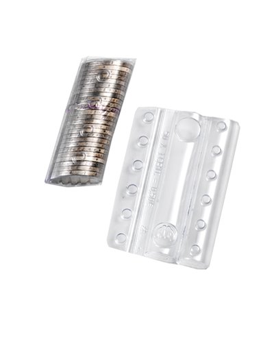SACCHETTO DA 100 BLISTER PORTAMONETE 1 CENT 8000TRBC