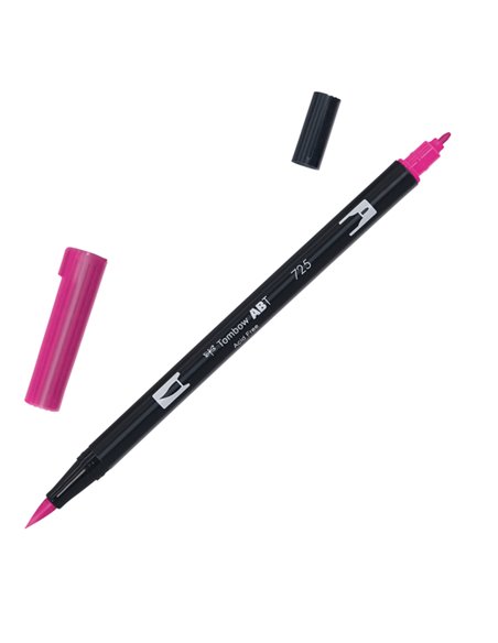 Pennarello Tombow ABT Dual Brush N725 Rhodamine Red PABT-725