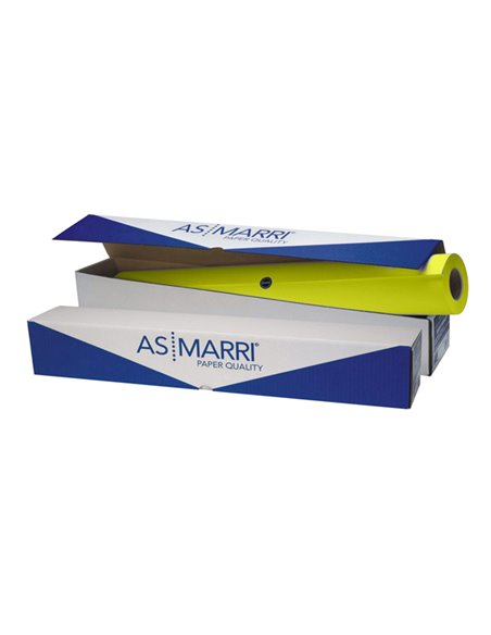 Carta plotter inkjet giallo fluo 914mmx45mt 100gr J.100 8429 ASMarri 8429 AS MARRI BIANCA