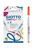 ASTUCCIO 8 PENNARELLI TURBO GLITTER GIOTTO 425800