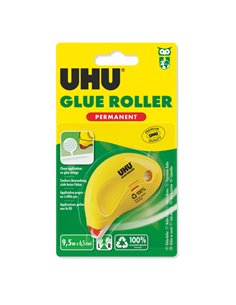 COLLA A NASTRO DRYCLEAN ROLLER 6.5mmx8.5mt PERMANENTE in blister UHU 64231 UHU COLLE A NASTRO