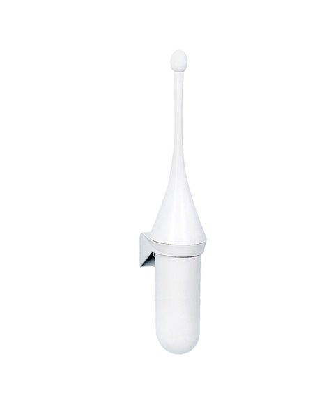 PORTASCOPINO BIANCO DA PARETE PER WC MAR PLAST A65801