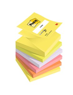 BLOCCO Post-it® Super Sticky Z-Notes 76x76mm 100fg R330-NR NEON 7100296020