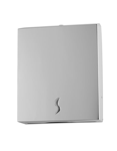 DISTRIBUTORE ASCIUGAMANI PIEGATI 400F IN ACCIAIO INOX 105016 Medial ACCESSORI PER IL BAGNO E DISPENSER