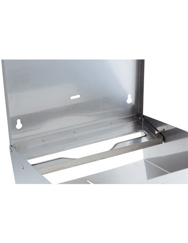 DISTRIBUTORE ASCIUGAMANI PIEGATI 400F IN ACCIAIO INOX 105016 Medial ACCESSORI PER IL BAGNO E DISPENSER