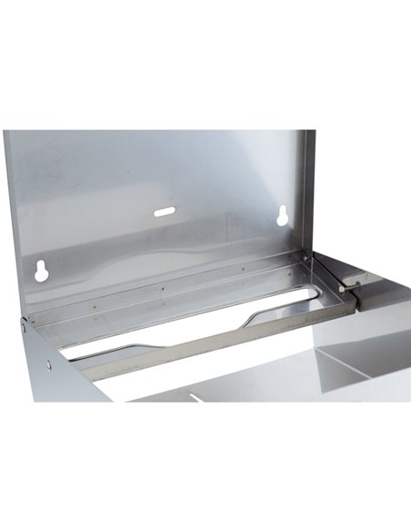 DISTRIBUTORE ASCIUGAMANI PIEGATI 400F IN ACCIAIO INOX 105016 Medial ACCESSORI PER IL BAGNO E DISPENSER