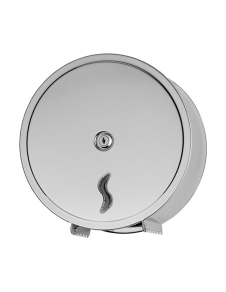 DISTRIBUTORE CARTA IGIENICA IN ROTOLI MINIJUMBO 200m IN ACCIAIO INOX 105001 Medial ACCESSORI PER IL BAGNO E DISPENSER