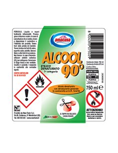 ALCOOL ETILICO 90° DENATURATO 750ml 100105075029 2