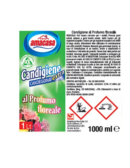 CANDEGGINA IGIENIZZANTE PROFUMO FLOREALE 1000ml 100305811009