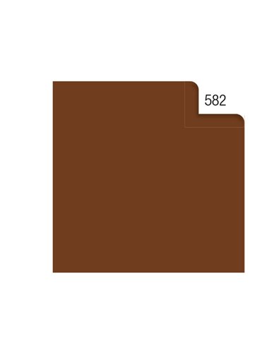 BUSTA 26fogli 50x70cm CARTA VELINA 20gr MARRONE Rex Sadoch KV106582