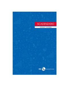 SCADENZARIO GEN-DIC 24fg USO MANO 17x24cm BM 0100129 BM AZIENDE-CONTABILITA' GENERALE