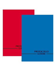 REGISTRO PROTOCOLLO LETTERE RICEVUTE-SPEDITE 21x31cm 100fg BM 0100114 BM SEGRETERIA