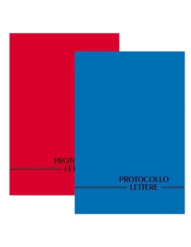 REGISTRO PROTOCOLLO LETTERE RICEVUTE-SPEDITE 21x31cm 100fg BM 0100114 BM SEGRETERIA