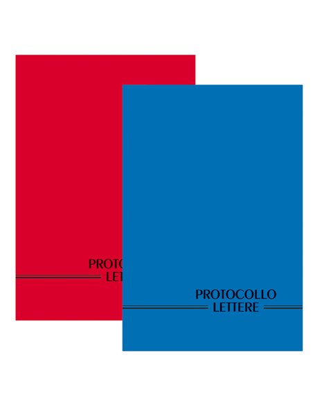 REGISTRO PROTOCOLLO LETTERE RICEVUTE-SPEDITE 21x31cm 100fg BM 0100114 BM SEGRETERIA