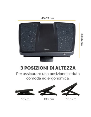 POGGIAPIEDI ULTIMATE PROFESSIONAL SERIES 8067001 FELLOWES POGGIAPIEDI