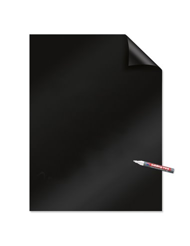 ROTOLO 25FG ELETTROSTATICI 60x80CM NERO MAGIC CHART Legamaster 159200 LEGAMASTER LUCIDI PER PROIEZIONE