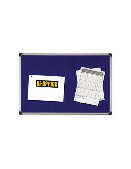 PANNELLO IN TESSUTO 60X90CM BLU FELT BOARD Bi-Office FA0343178 BI-OFFICE LAVAGNE IN TESSUTO E ALTRI MATERIALI