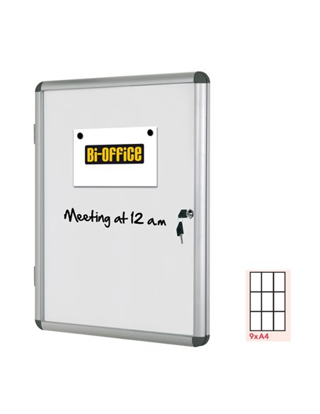 BACHECA PER INTERNI BIANCA MAGNETICA 9XA4 VERTICALE Bi-Office VT630109150 BI-OFFICE BACHECHE PER INTERNI